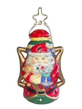 Vintage Silvestri Santa Claus Van Winkle Tea Light Latern